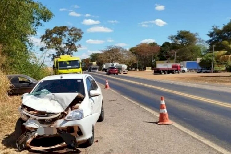 Homem é preso por dirigir embriagado e causar acidente na BR-153, em Nova Glória