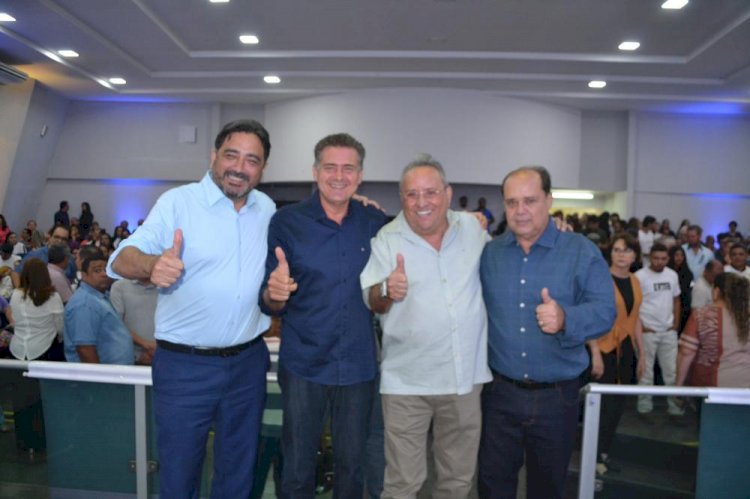 Convenção em Ceres: União Brasil oficializa Edmario como pre-candidato a prefeito e Marcão da Caixa pre- candidato a Vice