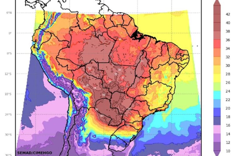 Goiás enfrentará onda de calor e umidade perto dos 10%, diz previsão