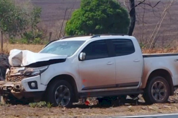 Prefeito de Nova Glória fica ferido em acidente na BR-153