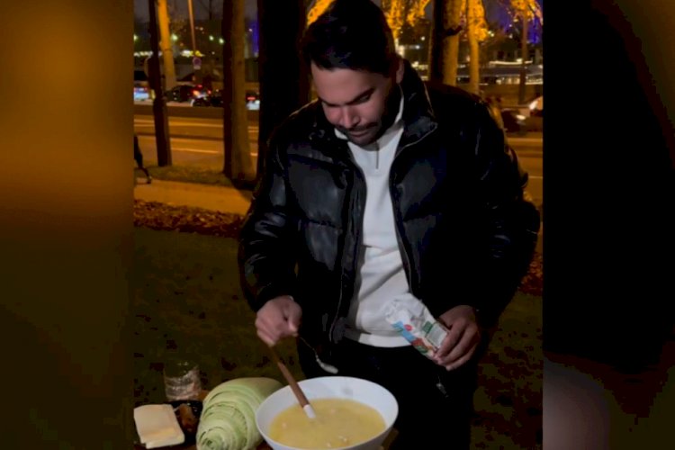 Goiano faz sucesso após levar pamonha para a Torre Eiffel, em Paris