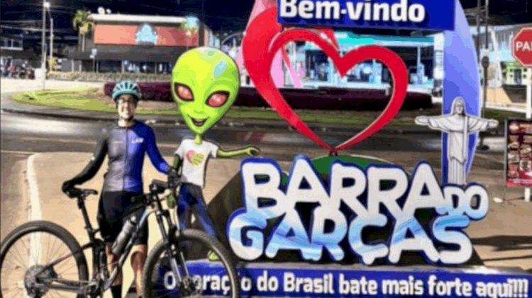 Professora pedala 385 km de Goiânia a Barra do Garças para visitar o pai