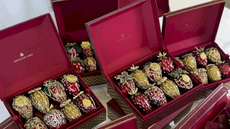 Confeiteiro lança morango do amor de luxo por R$ 2,3 mil; veja