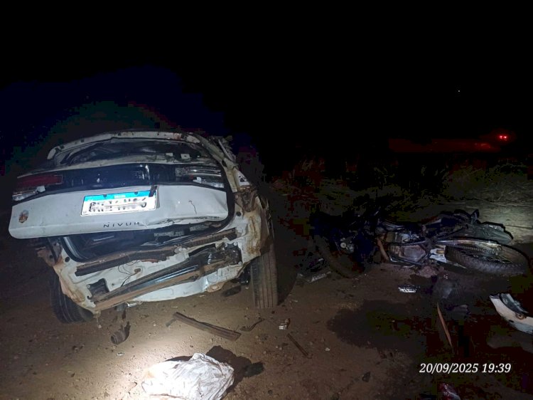 Família morre em acidente com oito mortos na BR-153, em Campinorte.