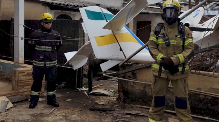 Piloto do avião que caiu em Goiânia diz que motor sofreu pane no ar