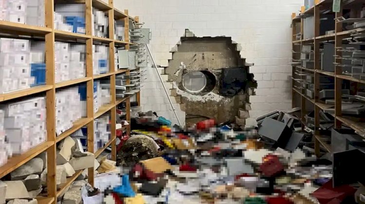 Ladrões roubam 30 milhões de euros com furadeira gigante na Alemanha