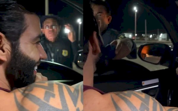 'Nem o Embaixador escapa': Gusttavo Lima é parado em blitz e surpreende agentes